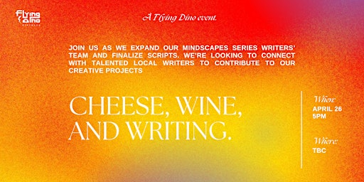 Imagem principal de Cheese, Wine and Writing