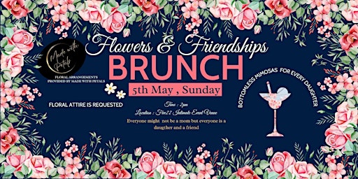 Imagem principal do evento Flowers & Friendships Mother's Day Brunch