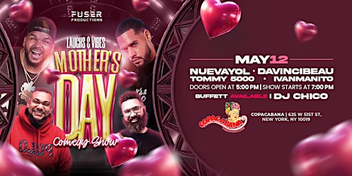 Primaire afbeelding van Laughs & Vibes Mother's Day Comedy Show