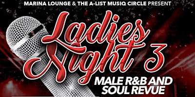 Imagem principal de LADIES NIGHT 3 Male Soul & RnB Revue w: SAMUELLE, DYSON, LAWRENCE B. & TGL