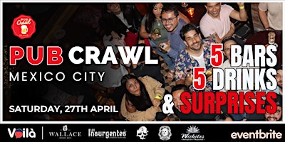 Primaire afbeelding van Pub Crawl Mexico City