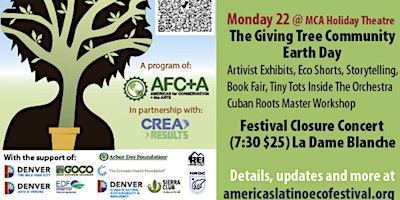 Imagen principal de Americas Latino Eco Festival  "The Giving Tree Community Earth Day” | 3-9pm