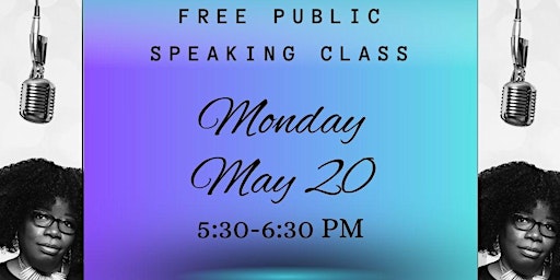 Free Public Speaking Class  primärbild