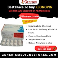 Imagem principal do evento Order Klonopin online at real prices