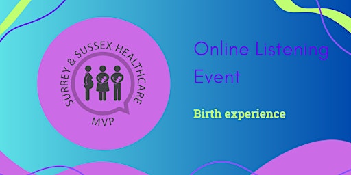Online listening event - Birth experience primary image