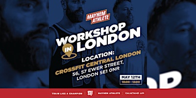 Hauptbild für RICH FRONING / MAYHEM ATHLETE WORKSHOP IN LONDON