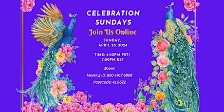 WELCOME TO CELEBRATION SUNDAYS!