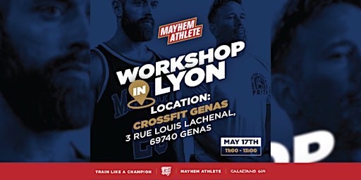 Imagem principal de RICH FRONING / MAYHEM ATHLETE WORKSHOP IN LYON