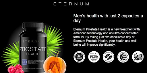 Imagen principal de Eternum Prostate Health [2024 NEW UPDATE] On Optimal Prostate Support