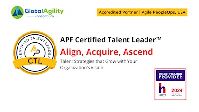 APF Certified Talent Leader™ (APF CTL™) | May 21-22, 2024