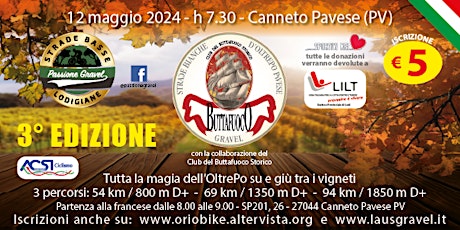 Buttafuoco gravel - strade bianche d'oltrepo pavese - 3° edizione