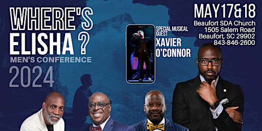 Where’s Elisha? Men’s Conference 2024