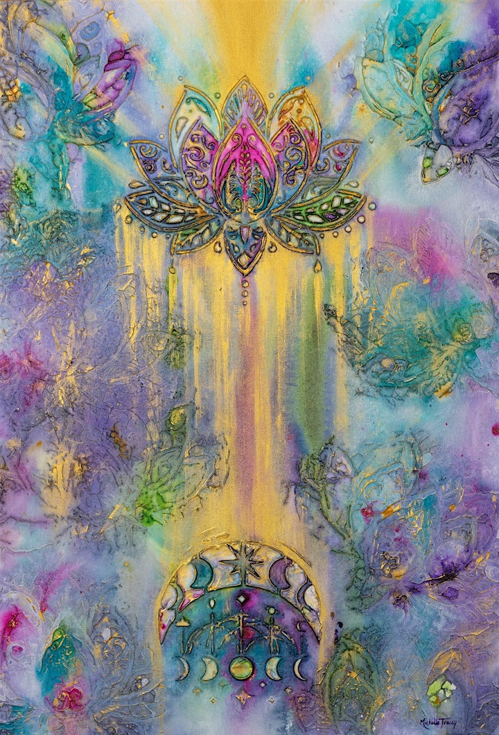 Abstract Art - Original Lotus Painting - Lotus Dreams