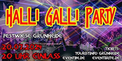 Halli-Galli-Party in Grünheide - OPEN AIR  primärbild