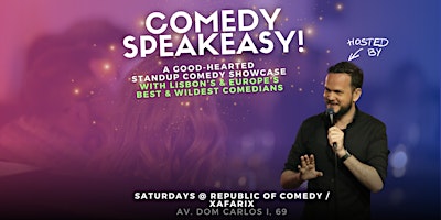 Imagen principal de Comedy Speakeasy! FREE standup comedy  @ Xafarix