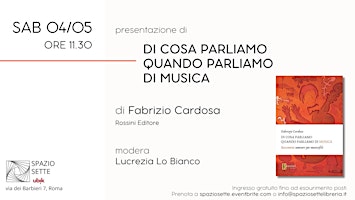 Hauptbild für Presentazione di "Di cosa parliamo quando parliamo di musica"