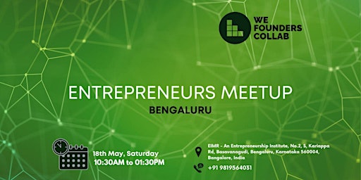 Primaire afbeelding van Entrepreneurs Meetup by We Founders Collab
