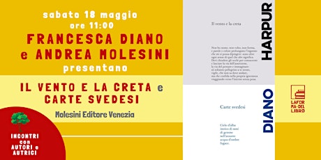 F. DIANO e A. MOLESINI presentano "IL VENTO E LA CRETA" e "CARTE SVEDESI"