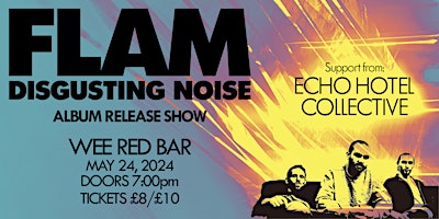 Imagem principal do evento FLAM Album Launch @ The Wee Red Bar