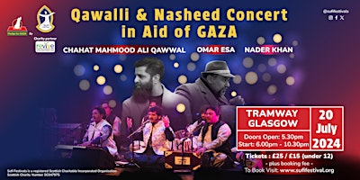 Hauptbild für Qawalli & Nasheed Concert in Aid of GAZA