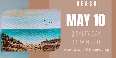 Paint and Pours - BEACH Painting @ Salty Oak Brewing Co.