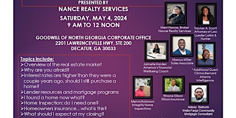 Nance Realty Services 2024 Home Buyer Seminar