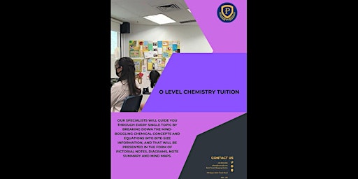 Imagen principal de Master Chemistry with Confidence | O level Chemistry Tuition