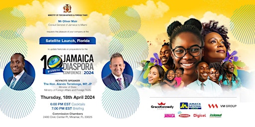 Primaire afbeelding van JAMAICA DIASPORA CONFERENCE LAUNCH MIAMI