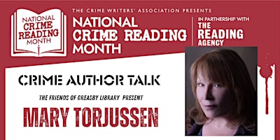 Hauptbild für Mary Torjussen: A Crime Author Talk At Greasby Library