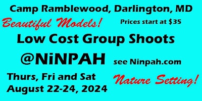 Imagem principal de Group Photo Shoots @ NiNPAH  2024★Thursday, Friday & Saturday August 22-24