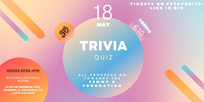 Hauptbild für Femmy O Foundation: Trivia Quiz Fundraiser