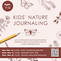 Imagen principal de Nature Journaling for Kids - DURHAM