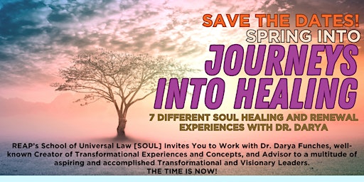 Hauptbild für Journeys Into Healing - April 19