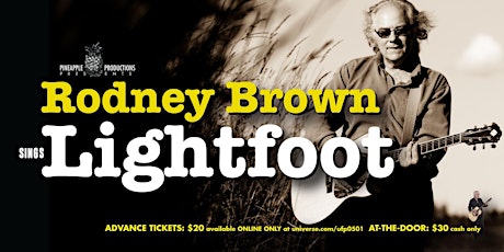 Rodney Brown sings LIGHTFOOT!!