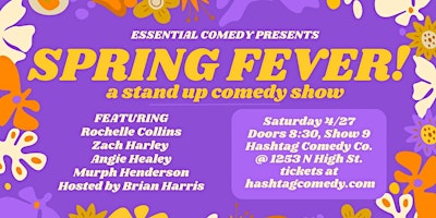 Spring Fever: A Stand Up Comedy Show primary image