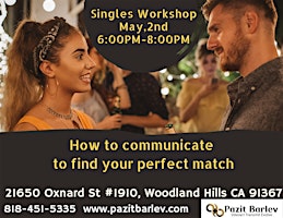 Immagine principale di Singles Communication  Workshop - How to make a true connection 