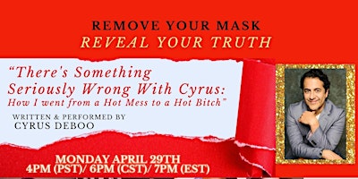 Imagem principal do evento There's Something Seriously Wrong With Cyrus - A Virtual Reading