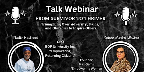 From Survivor to Thriver - Talk Webinar