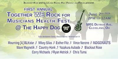 Primaire afbeelding van Together We Rock For Musicians Health Fest