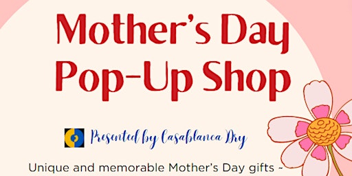 Imagem principal do evento Mothers Day Pop Up Shop - Vendor Fee