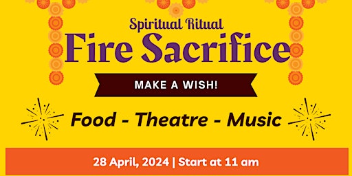 Vedic Fest | Vedic Ritual, Theatre Play, Food and Kirtan  primärbild