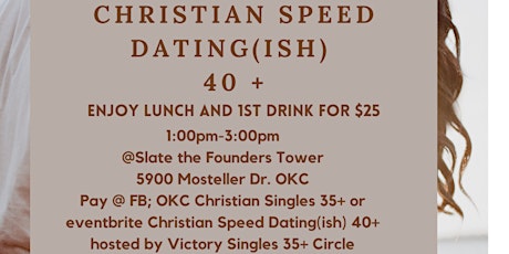 Christian Speed Dating (ish) ages 40+