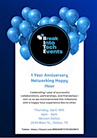 Primaire afbeelding van One-Year Anniversary Networking Happy Hour