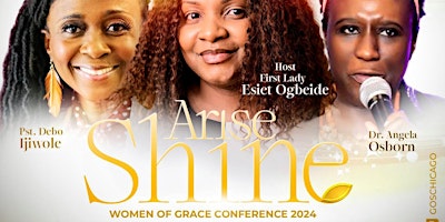 Imagem principal do evento "Arise Shine" GOS  Women of Grace Conference