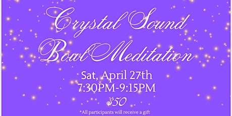 Experience Serenity! Crystal Sound Bowl Meditation