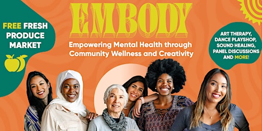 Primaire afbeelding van EMBODY: Empowering Mental Health through Community Wellness and Creativity