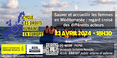 Image principale de Conférence : Sauver et accueillir les femmes en Méditerranée