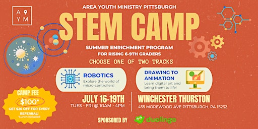Imagem principal do evento MS Summer Camp: Robotics & Art