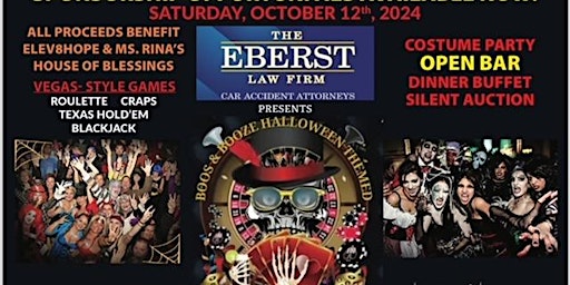 Imagen principal de Elev8hope "Boos and Booze" Halloween Costume  Casino Night