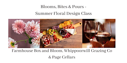 Hauptbild für Blooms, Bites and Pours